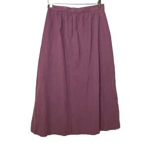VTG 70s Gordon of Philadelphia Purple Pink Corduroy Boho Long Skirt Waist 29”